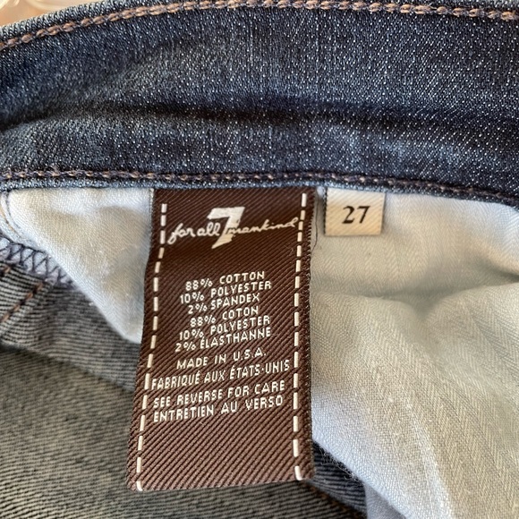 Seven for all Mankind Straight Leg Jeans - Picture 3 of 4